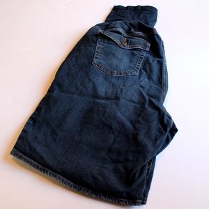 Indigo Blue Maternity Jean Shorts 3X